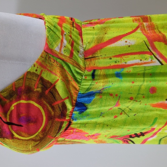 Virna Drò Graffiti Print Sleeveless Dress - Picture 12 of 14